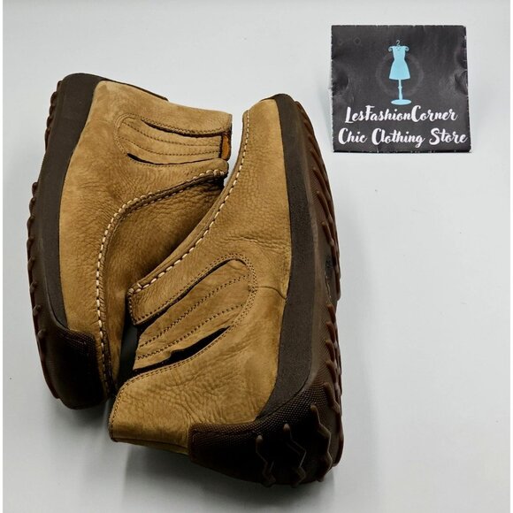 Geox Mens Tan Suede Leather Respira Slip-On Chelsea Chukka Boots Sz 10 (43) 2834 - Picture 12 of 16